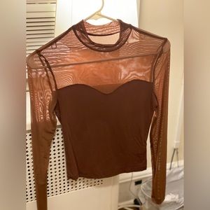Shein mesh shirt